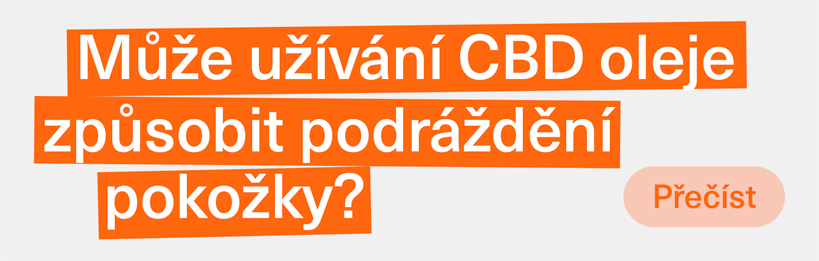 Může užívání CBD oleje způsobit podráždění pokožky?