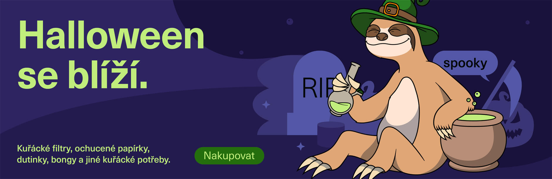 Halloweenské slevy na weedshop