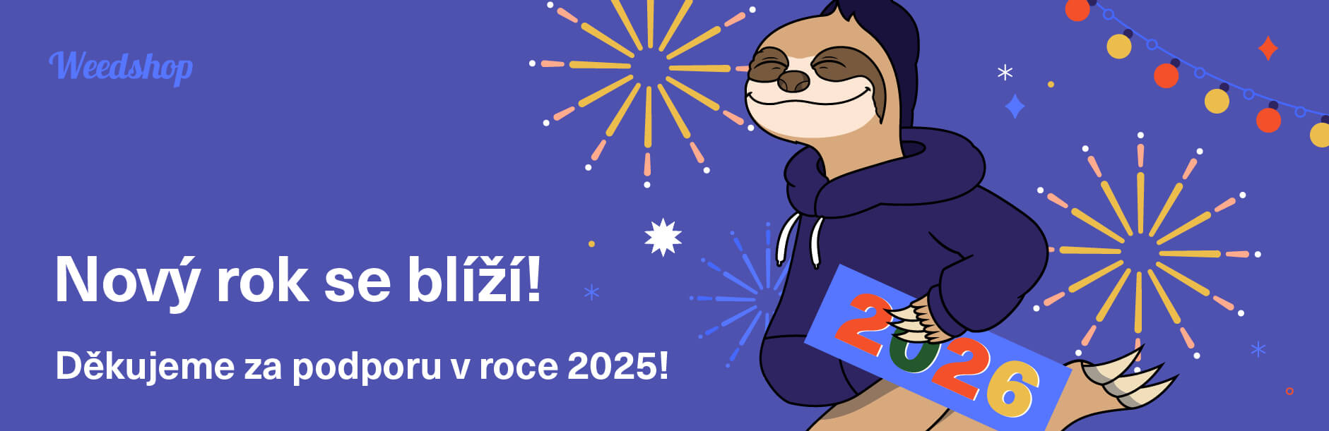Novy rok na weedshop