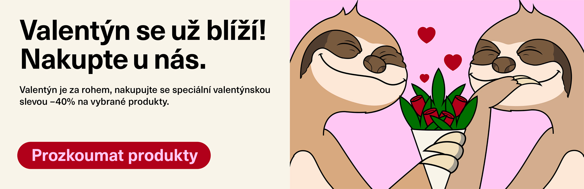 Valentýnské slevy a dárky