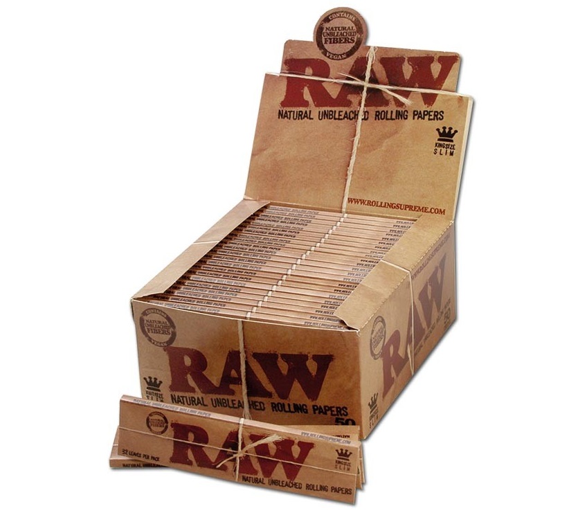 king size papírky raw