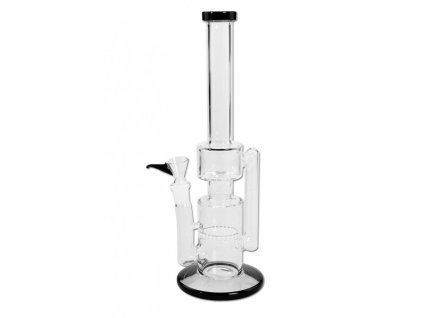 skleneny bong black leaf