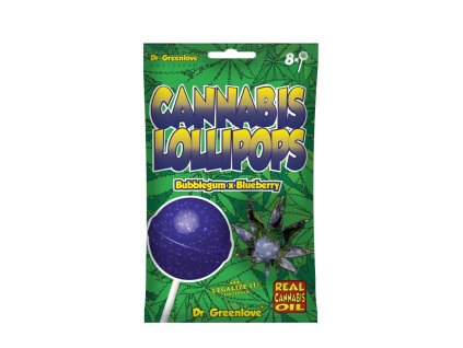 ochucene lizatko bubble gum blueberry