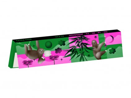 cigaretove papirky s filtry weedshop sloth