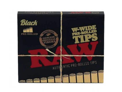 cigaretove filtry raw black krabicka