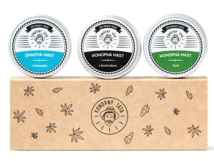 trojbaleni konopnych masti