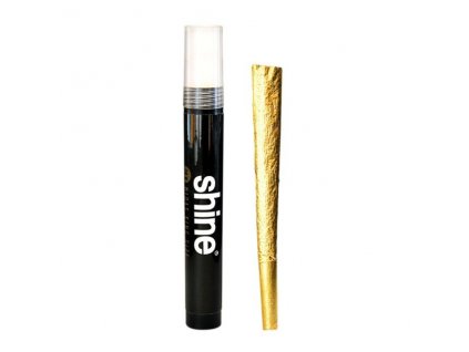 papirky zlate shine 24k king size cone