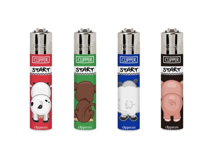 zapalovace clipper animal backs