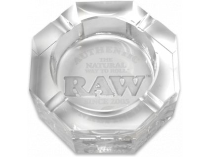 raw popelnik skleneny kristalovy