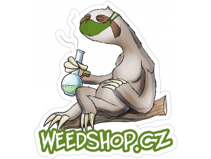 samolepka weedshop rouska