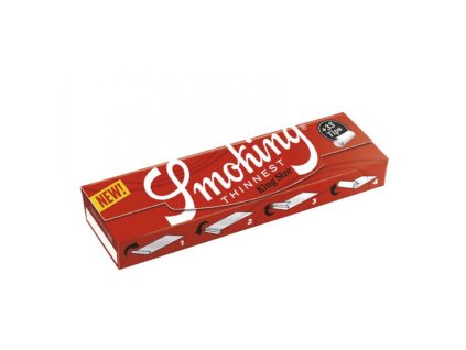 smoking papirky thinnest red filtry