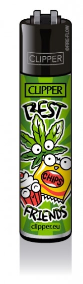 Clipper zapalovač Best Friends Varianty: Weed Friends Chip