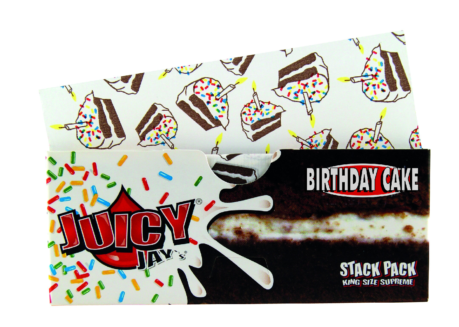 Juicy Jay's Ochucené papírky Juicy Jays Birthday Cake