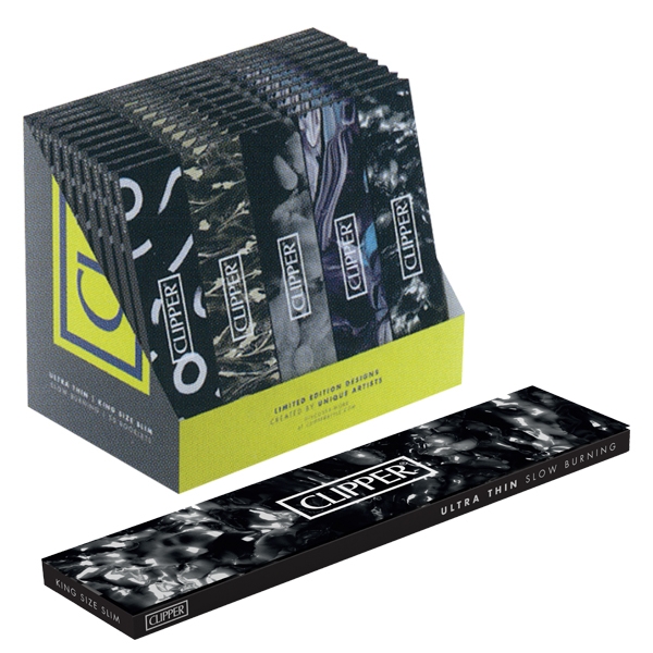 Cigaretové papírky Clipper Black Ultra Thin KS slim plničky cigaret od výrobce Clipper Cigaretové papírky Clipper Black Ultra Thin KS slim