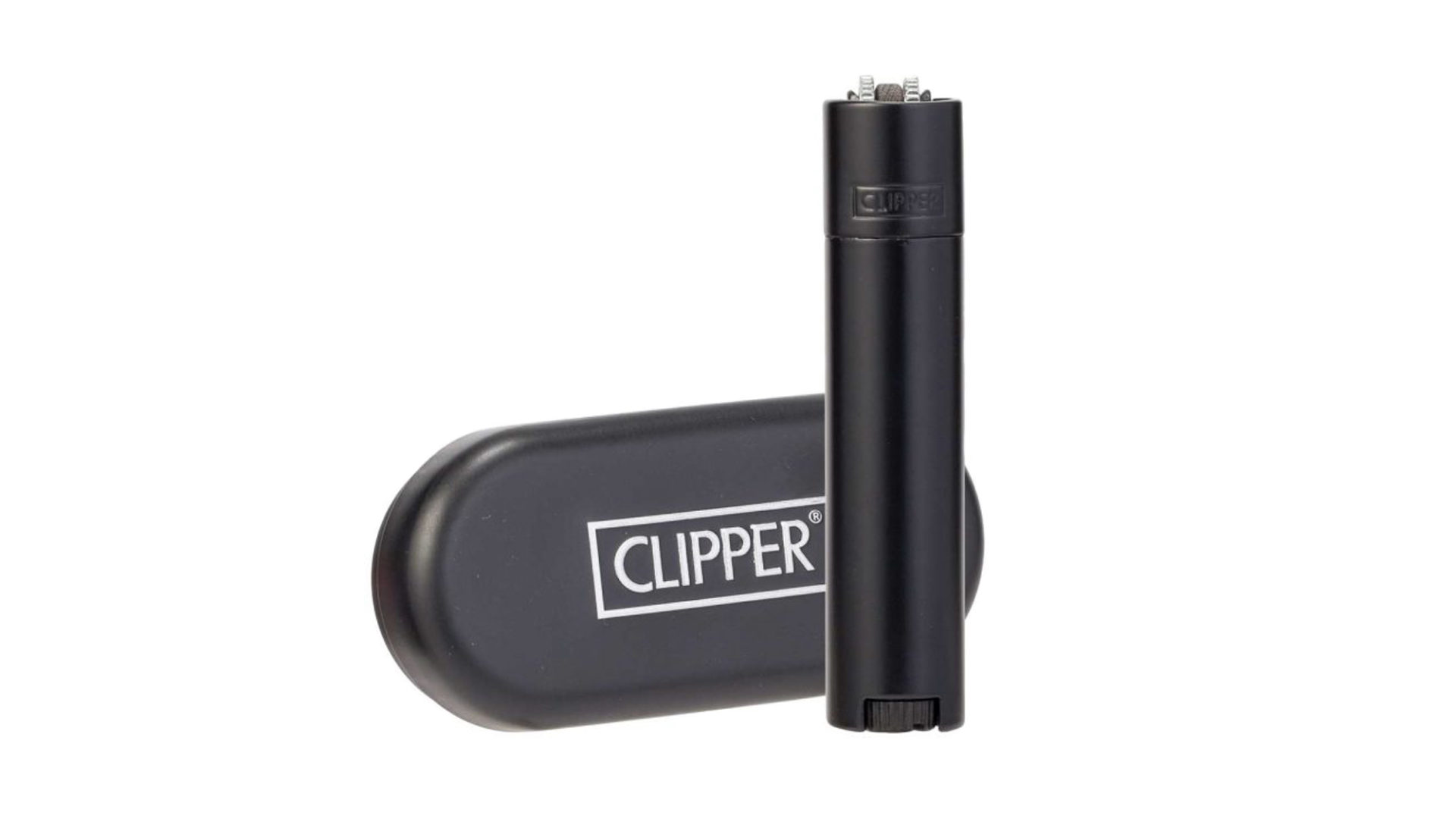 Clipper zapalovač v dárkovém balení Černý Matný