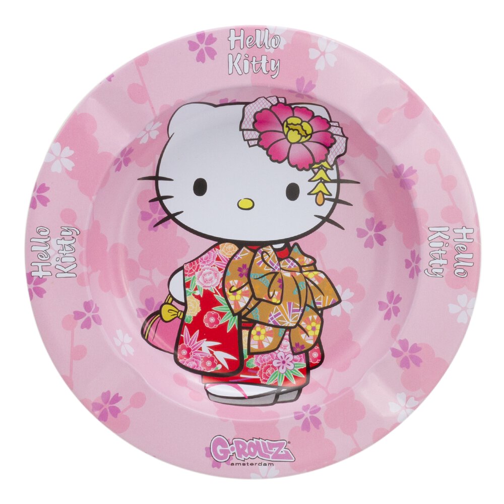 G-ROLLZ Kovový popelník Hello Kitty - Kimono Pink