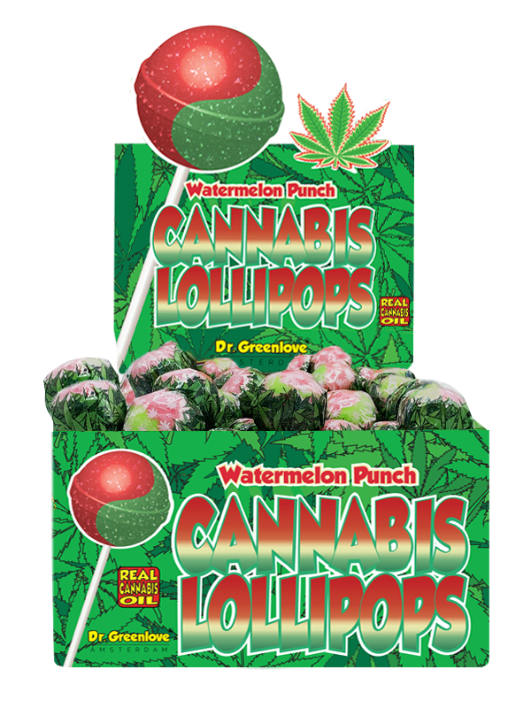 Dr. Greenlove Konopné lízátko Watermelon Punch