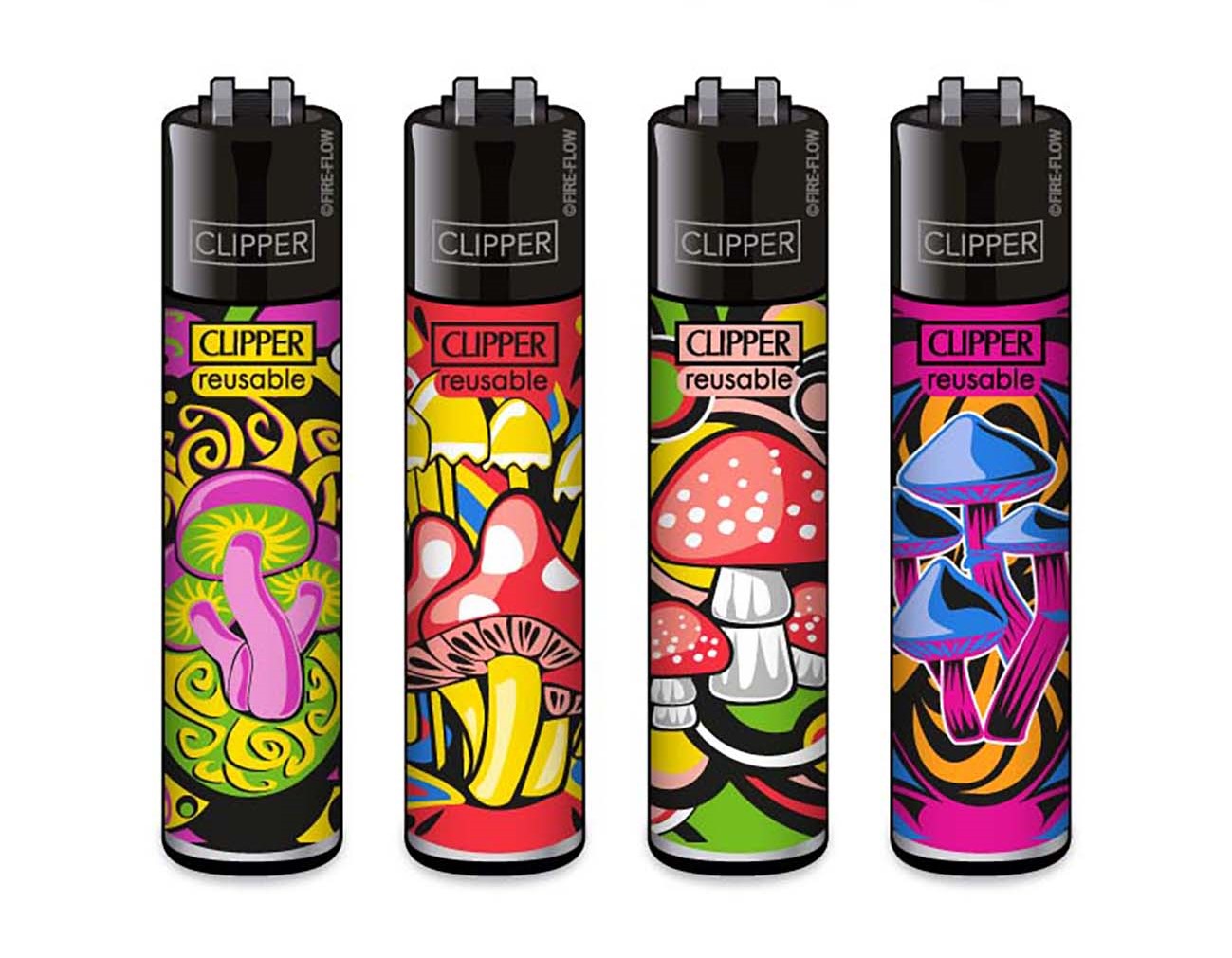 Celá sada Clipper zapalovačů Mushroom