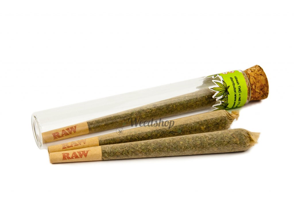 Weedshop Pre-rolls Předtočený CBG joint ve skleněném obalu