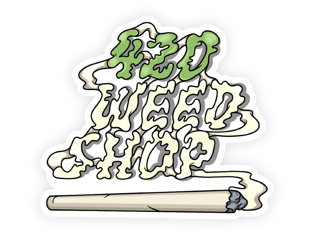 Samolepka joint - weedshop nášivky od výrobce WeedShop Samolepka joint - weedshop