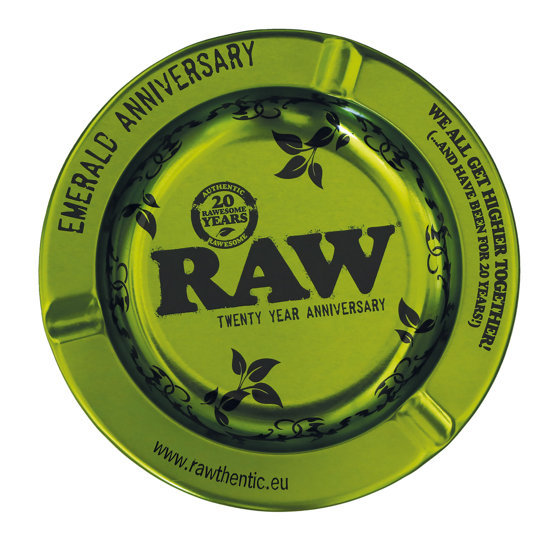 RAW kovový popelník 20TH ANNIVERSARY