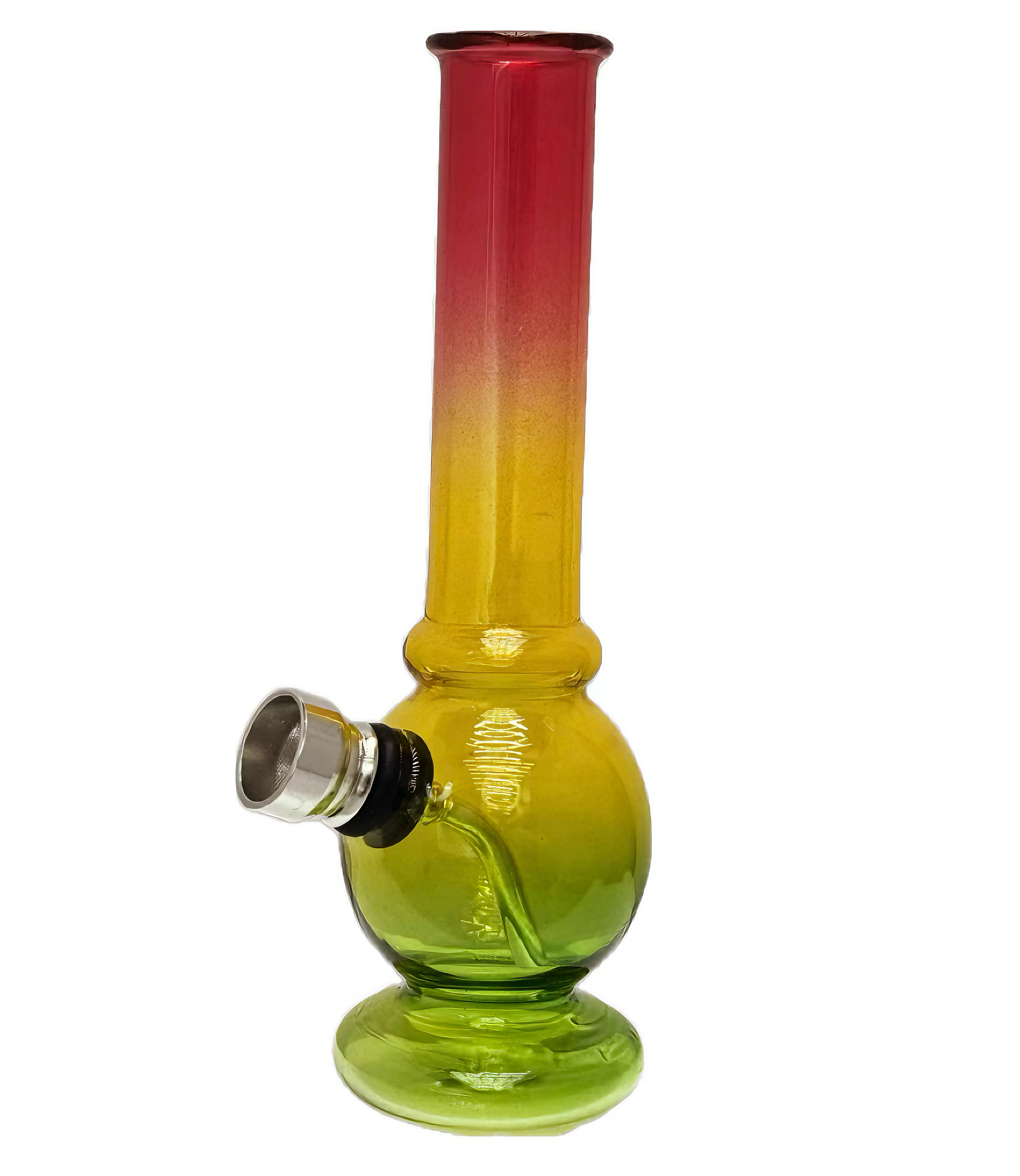 WeedShop Skleněný mini bong Rasta 16 cm Barva: Rasta 1 vodní dýmky od výrobce WeedShop WeedShop Skleněný mini bong Rasta 16 cm Barva: Rasta 1