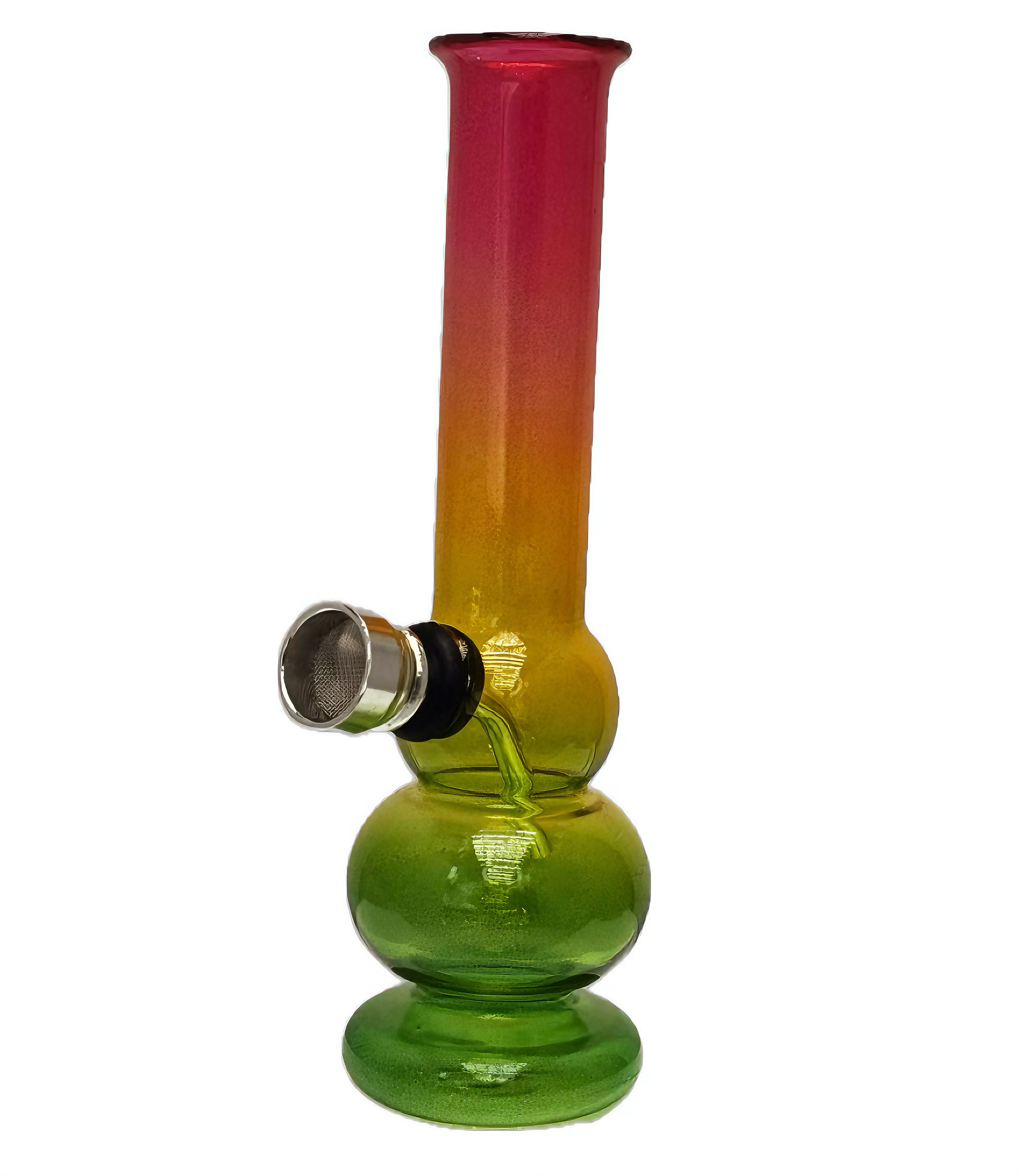 WeedShop Skleněný mini bong Rasta 16 cm Barva: Rasta 2 vodní dýmky od výrobce WeedShop WeedShop Skleněný mini bong Rasta 16 cm Barva: Rasta 2