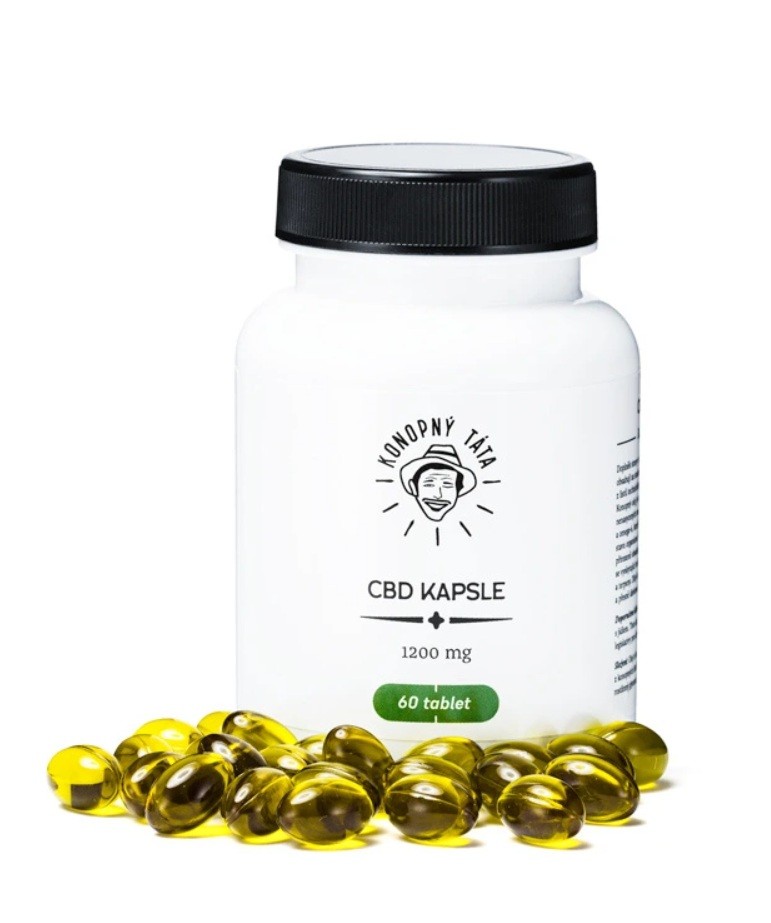 CBD kapsle 60 ks 1200 mg 0% THC