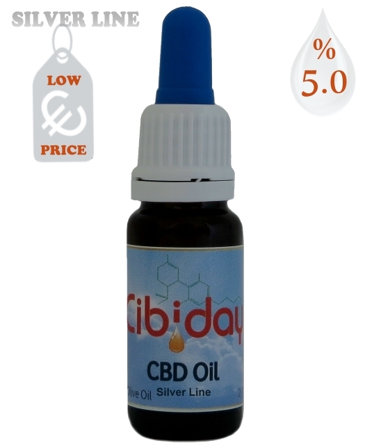 Konopný 5% CBD olej Cibiday 0,2 % THC 10 ml