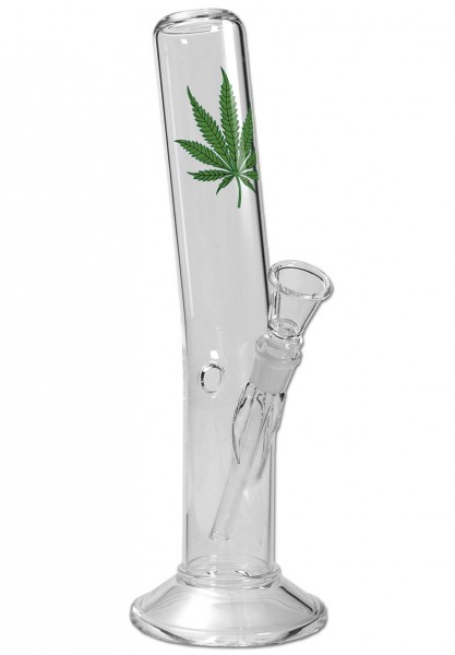Black Leaf Skleněný bong s listem 40 cm vodní dýmky od výrobce Black Leaf Black Leaf Skleněný bong s listem 40 cm