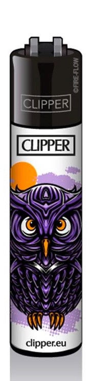 Clipper zapalovače Owls Varianty: Sova Purple