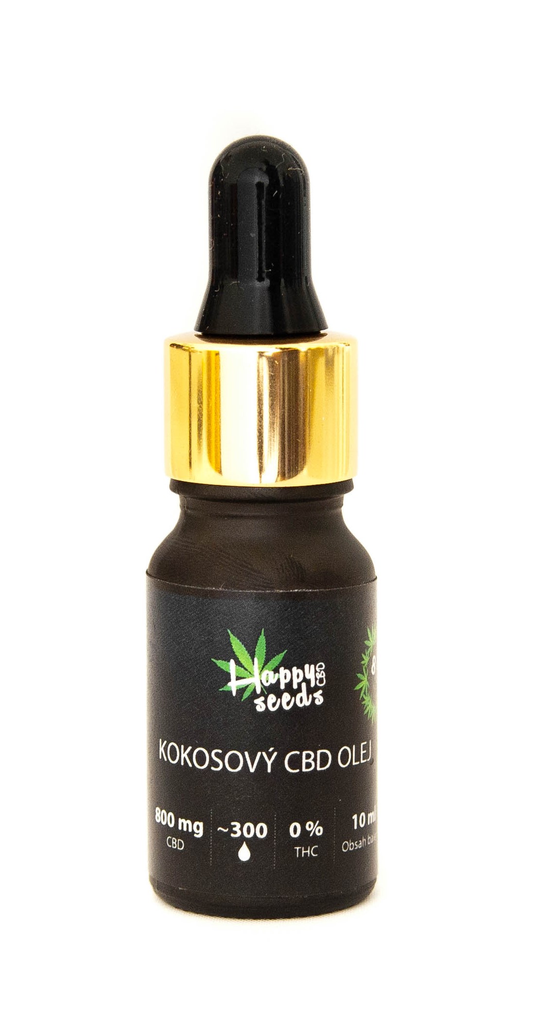 MCT kokosový CBD olej 8% od Happy seeds Obsah: 10 ml