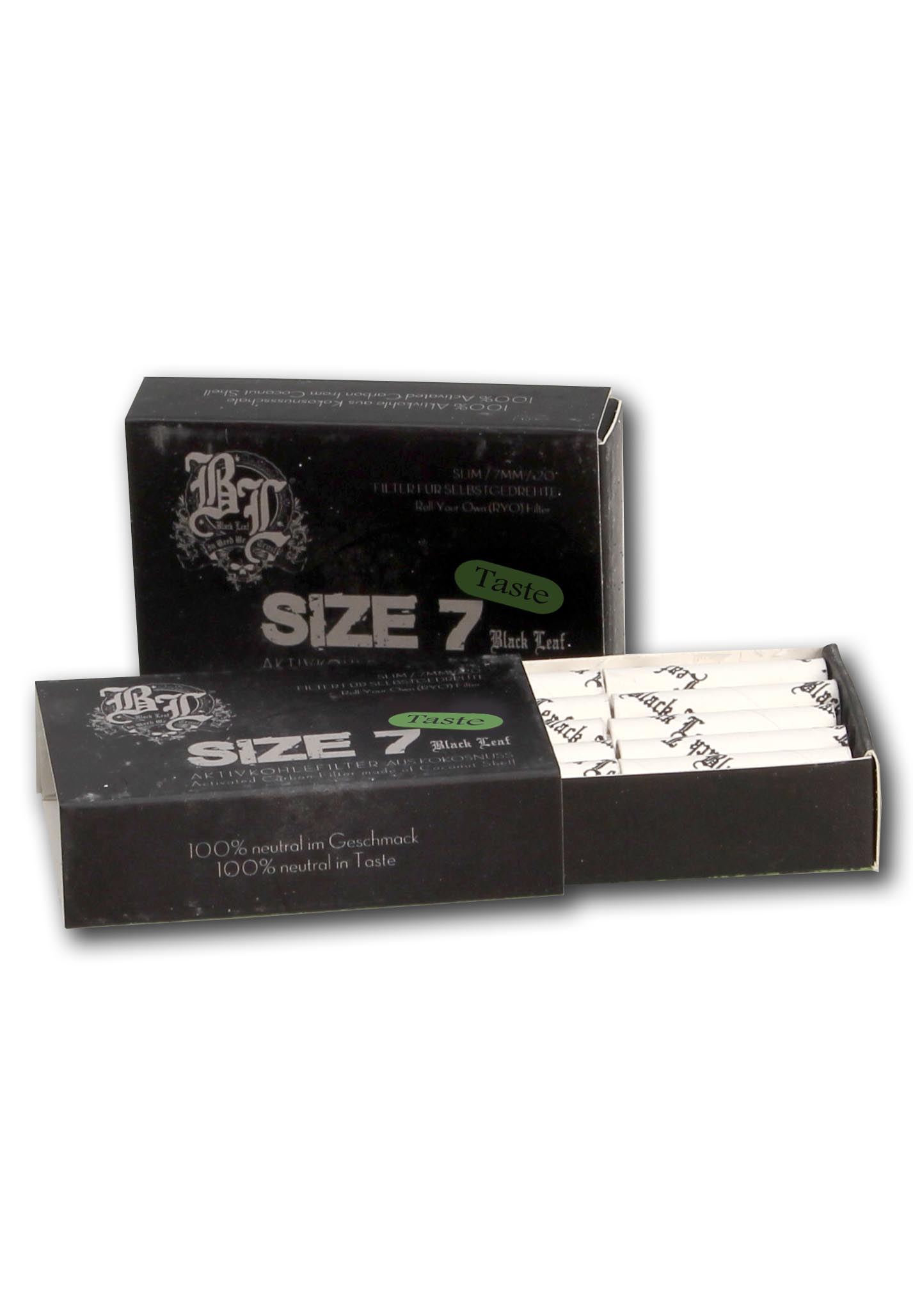 Black Leaf Slim filtry s aktivním uhlím 20 ks cigarety od výrobce Black Leaf Black Leaf Slim filtry s aktivním uhlím 20 ks