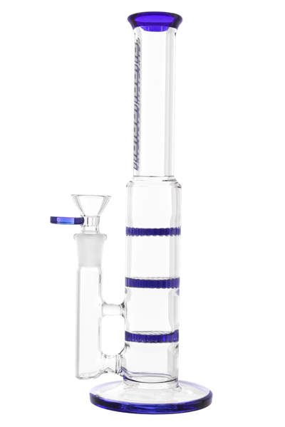 Weed Star Skleněný mini bong s 3x Honeycomb perkolátorem