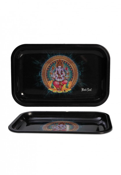 Black Leaf Velký kovový podklad s motivem Ganesha