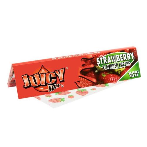 Juicy Jay's Ochucené papírky Juicy KS Slim Jahoda