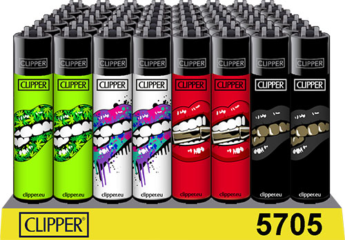 Clipper zapalovač Lips Varianty: Lips Black
