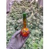 Skleneny mini bong Rasta 16 cm (1)