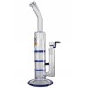 529 skleneny bong s 3x honeycomb perkolatorem