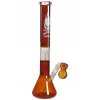 751 skleneny icebong flaming skull 50 cm