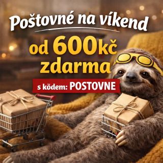 Víkend je ideální čas zpomalit – a klidně i s nákupem. 🦥 Dopřejte si pohodovou objednávku bez starostí o dopravu. Při...