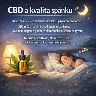 🌙 Když se noc stane skutečným odpočinkem 🌙 Kvalitní spánek je základem rovnováhy těla i mysli. CBD může být jemným...