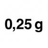 0,25 g