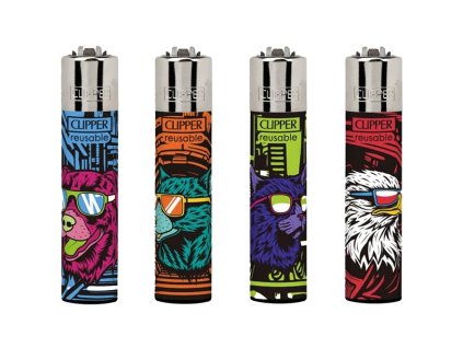 clipper zapalovace cool animals