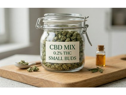 mix small buds 0,2 % THC