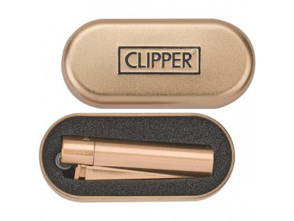 rose gold clipper zapalovac zlato