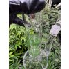 Skleneny bong HoneyComb zeleny 38 cm (2)