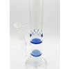 Skleneny bong HoneyComb modry 38 cm