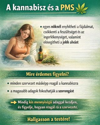 💚 Kann*bisz és PMS: a megkönnyebbülés közelebb lehet, mint gondolnád Fájdalom, ingerlékenység vagy rossz alvás gyötör PMS...