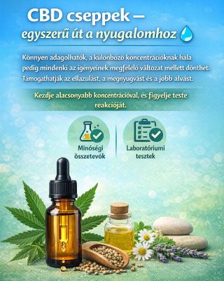 🌿 A CBD cseppek népszerűek az egyszerű adagolásuknak és annak köszönhetően, hogy mindenki megtalálhatja a számára...